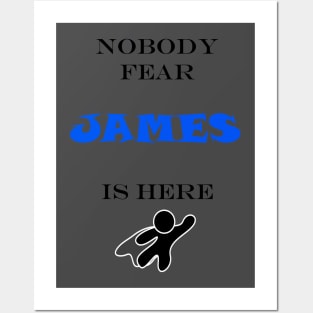 NOBODY FEAR - JAMES Posters and Art